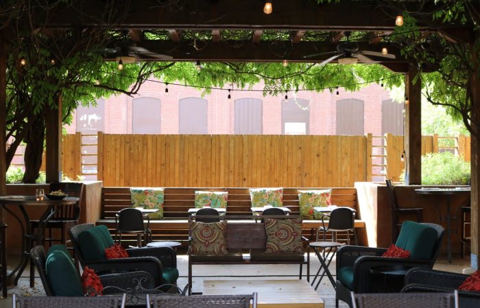 Terrace at the Café at Oliva | Photo by Brandi Wills for St. Louis Magazine